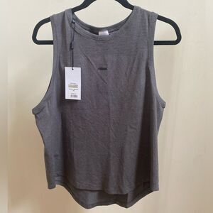NWT Gymshark Flex tank top Charcoal/Black large BRAND NEW